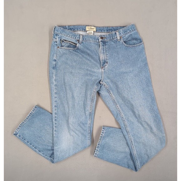 L.L. Bean Jeans Men's 37X32 1912 Standard Fit Pants - Picture 1 of 10
